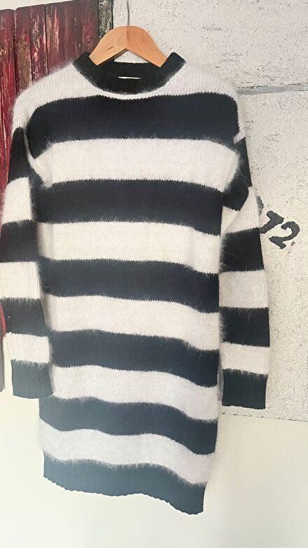 Jean Paul Gaultier angora kazak elbise