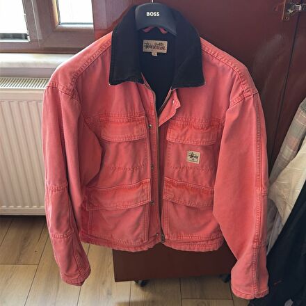 Stussy Pembe Kot Ceket