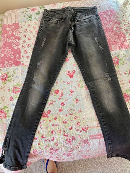 Fabrika 38 Beden Gri Skinny Jean