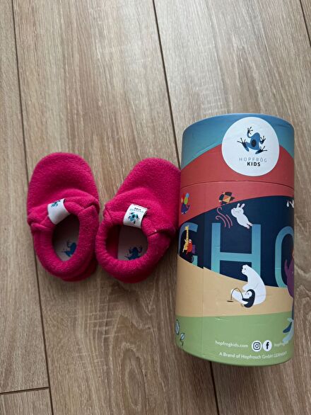 Hopfrog polar fleece Fuşya patik