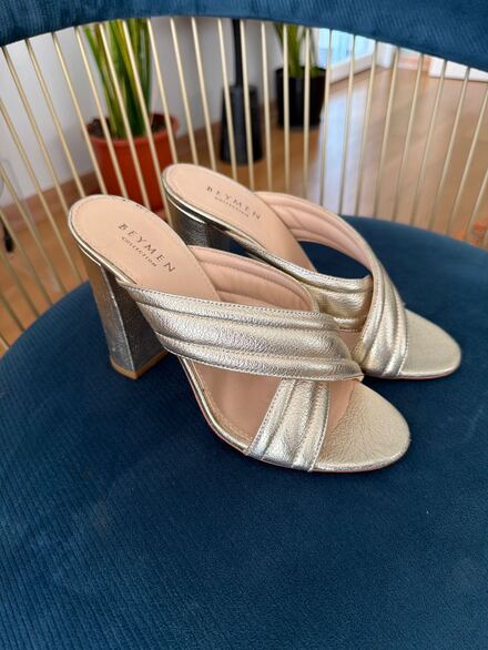 BEYMEN Collection Altın Sandalet