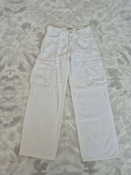 LİME RİPPED BAGGY KARGO CEP JEAN PANTOLO