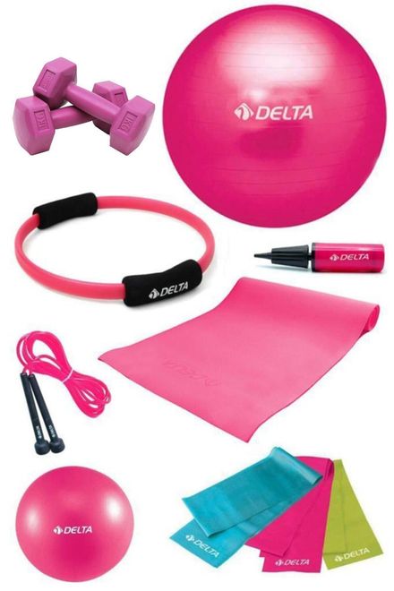 Pilates Seti 55 Ana & 20 Cm Denge Top...