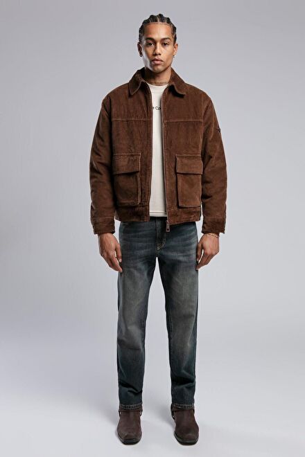 Lee Cooper Kahverengi Kadife Ceket