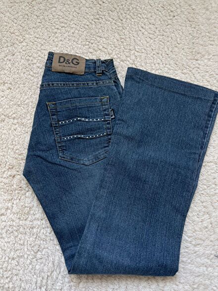 D&G Y2k Düşük Bel Jean Pantolon Kadın