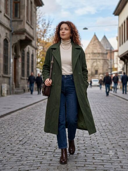 Kadın Uzun Kaban