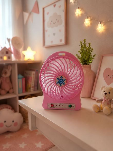 Pembe Portatif Vantilatör
