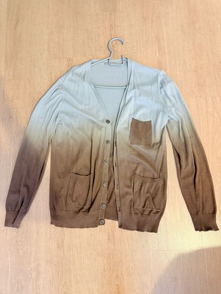 Gradianlı V Yaka Hırka