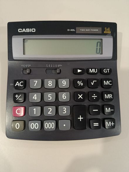 Casio D-40L Hesap Makinesi