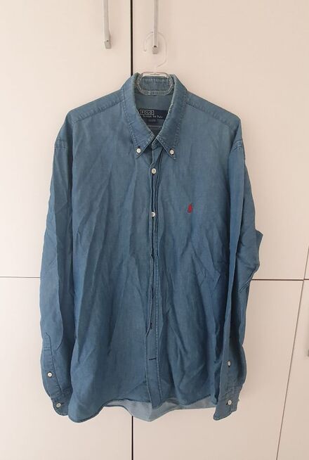 Polo marka erkek jean gomlek