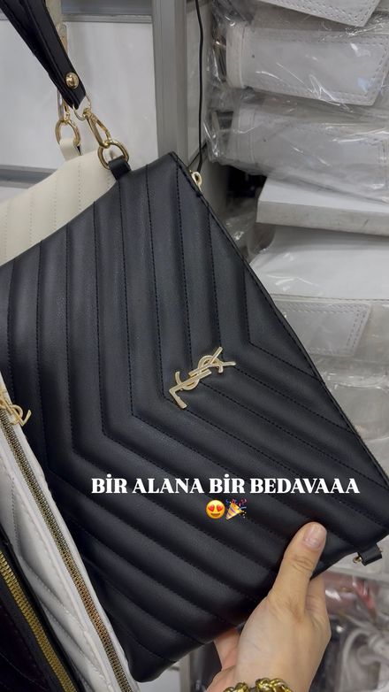 YSL clutch çanta
