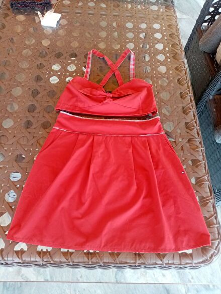 Tommy Hilfiger marka crop etek