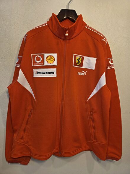 Ferrari Puma Fermuarlı spor mont