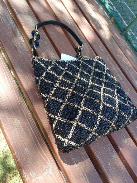 Prada Model Lüks El Örgüsü çanta