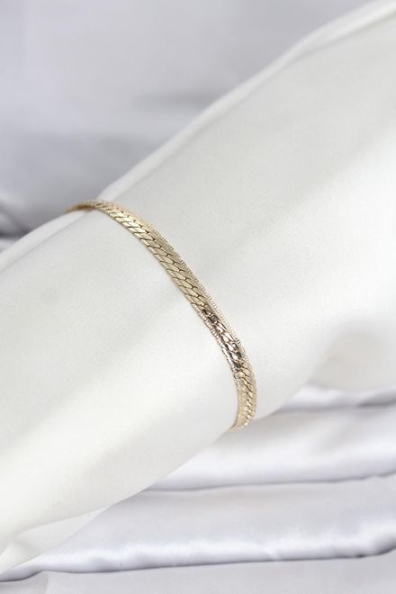 14K altın kaplama unisex Zincir