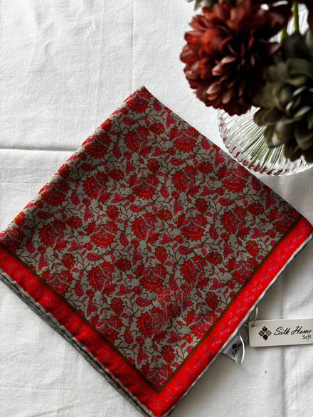 Silk Home Desenli Eşarp