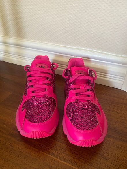 Adidas Pembe Simli Sneaker