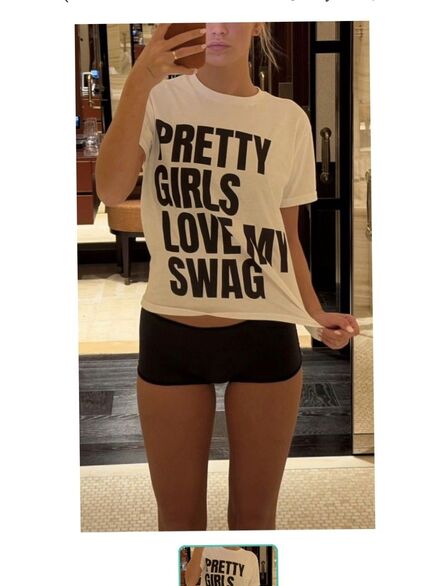 Pretty girls Love my swag tee