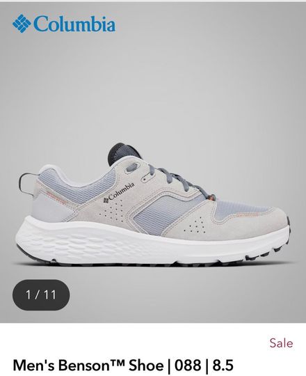 Columbia Erkek Gri Sneaker