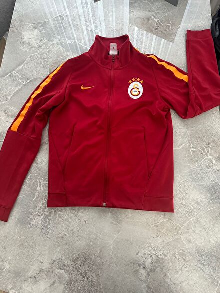 Galatasaray Kırmızı Fermuarlı Hoodie