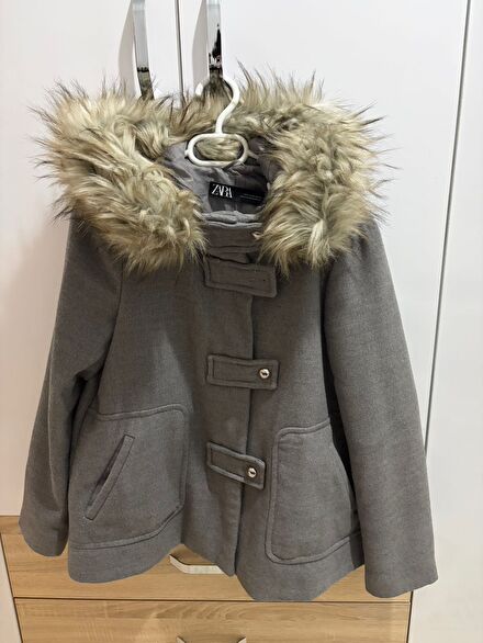 Zara kaşe mont
