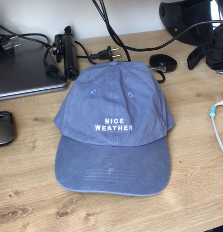 PULL & BEAR Mavi Şapka