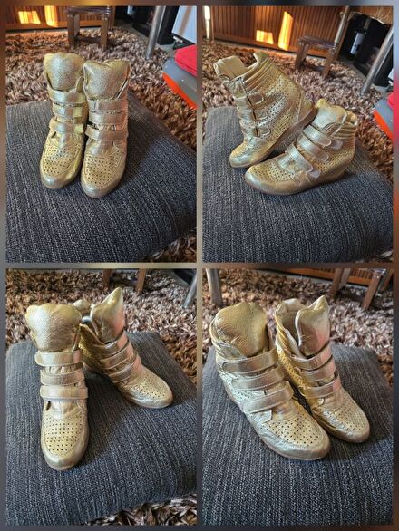 hakiki deri isabel marant gizli topuk