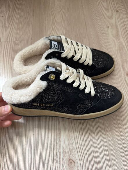 Golden Goose Siyah lü Sneaker