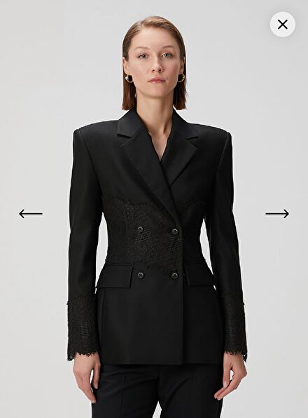 Les Benjamins siyah blazer ceket