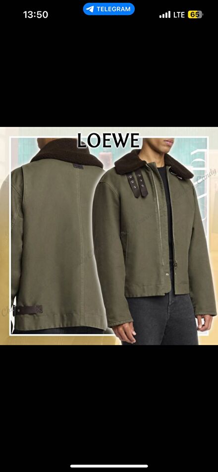 Erkek Hakim Yaka Mont LOEWE MONT MODEL