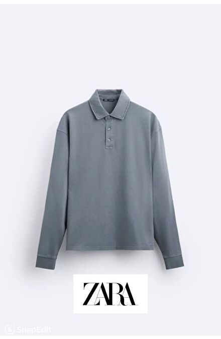 Zara Polo Yaka Sweatshirt