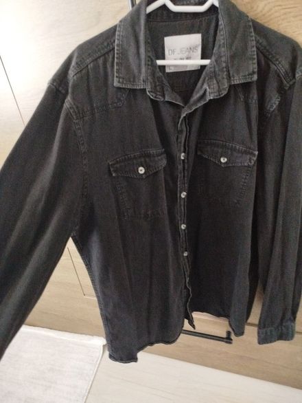 DF Jeans Siyah Kot Gömlek