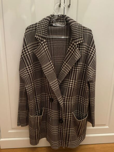 zara triko blazer