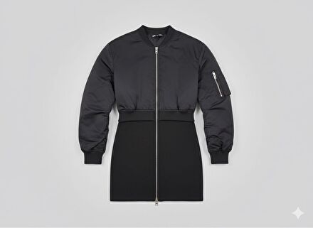 🖤 ZARA Bomber Elbise