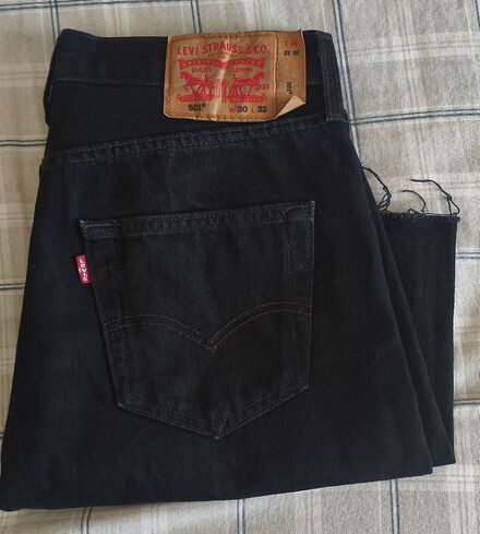 Levi's 501 Siyah Kot Şort (Orjinal)