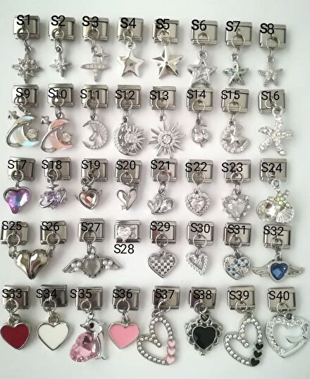 İtalyan charm, bileklik charmı