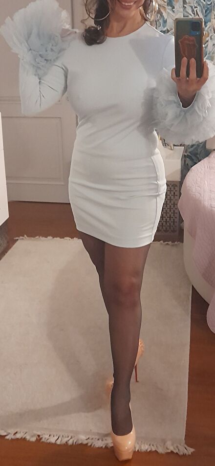 Zara Bebe Mavisi Elbise