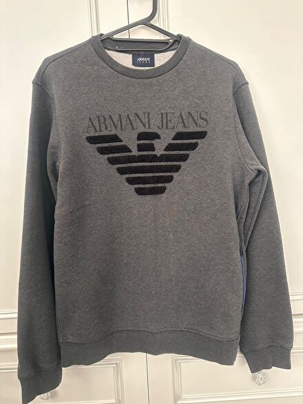 Armani Jeans Sweatshirt Gri Erkek