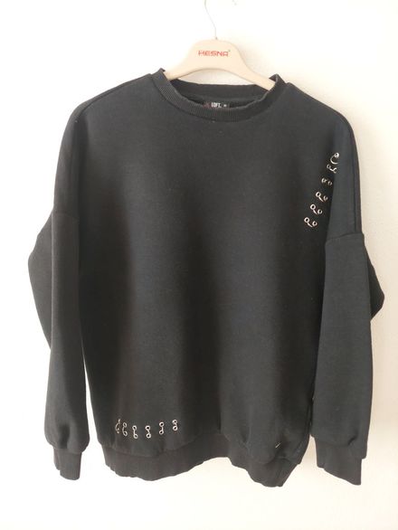LOFT metal piercing detay sweatshirt