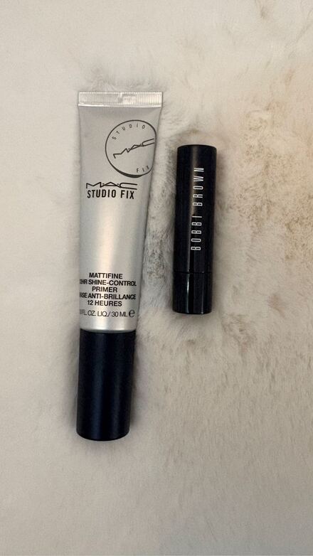 Mac primer ve bobbi brown ruj