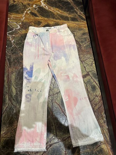 Balmain desenli jean