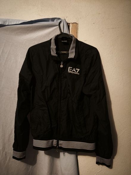 Emporio Armani Siyah Yağmurluk