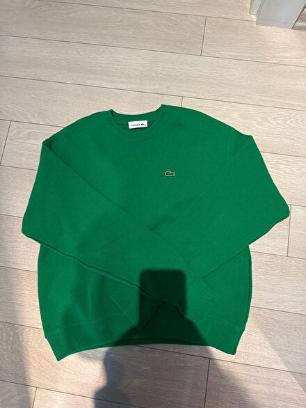 Lacoste Yeşil yun kazak