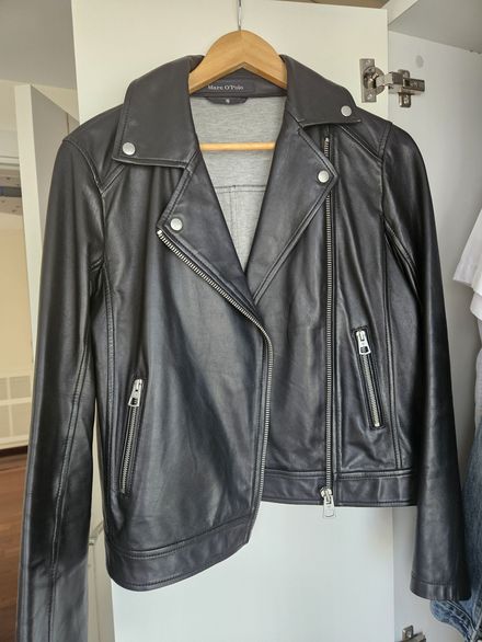 Biker deri ceket