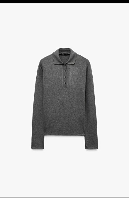 Zara yumuşak dokulu Polo yaka