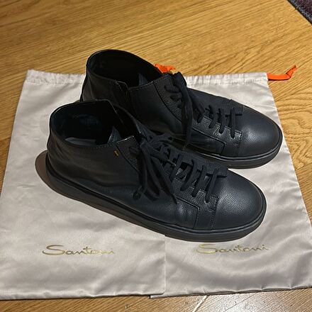 Santoni 45 Lacivert Deri Erkek Bot