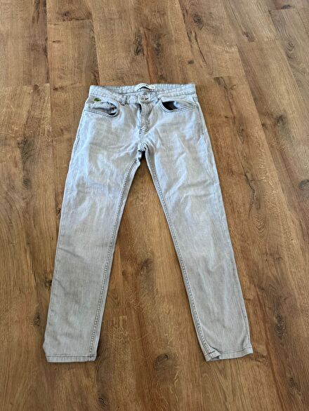 Gri Jeans Pantolon