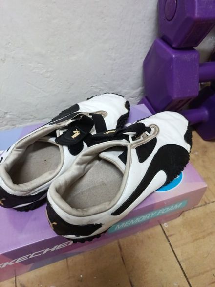 Puma Beyaz Siyah Spor Ayakkabı