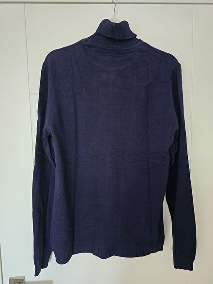 Lacivert Boğazlı Kazak M/L
