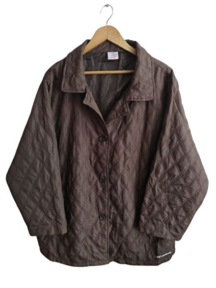 Vintage oversize barbour tarz ceket mont
